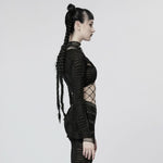Echo Cropped Mesh Top - PunkRave