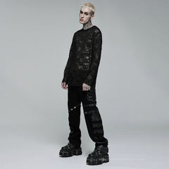 Killing Moon Mesh Skull Tee - PunkRave