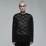 Killing Moon Mesh Skull Tee - PunkRave