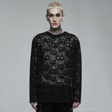 Killing Moon Mesh Skull Tee - PunkRave