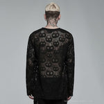 Killing Moon Mesh Skull Tee - PunkRave