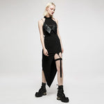 Pagan Heart Halterneck Dress With Garter - PunkRave