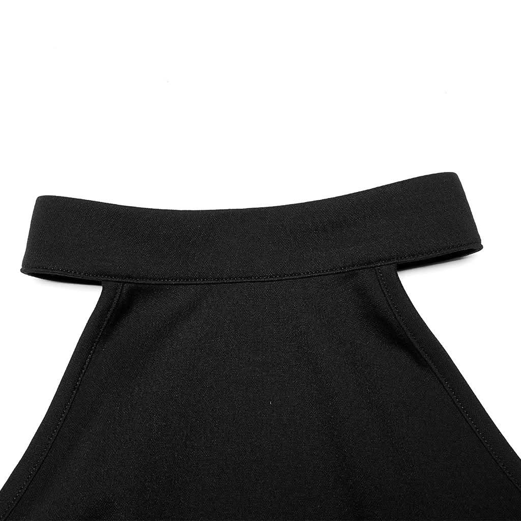Pagan Heart Halterneck Dress With Garter - PunkRave