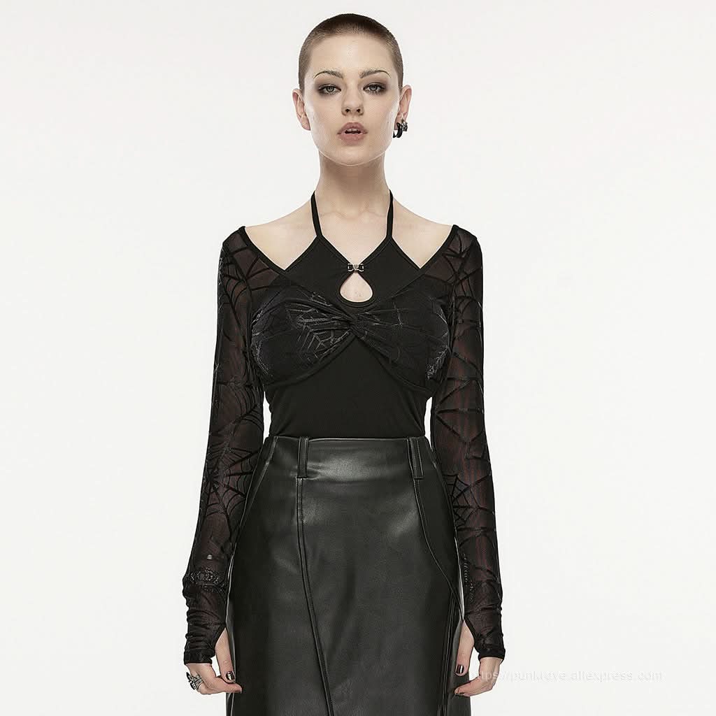 Witch Bitch Halterneck Top - PunkRave