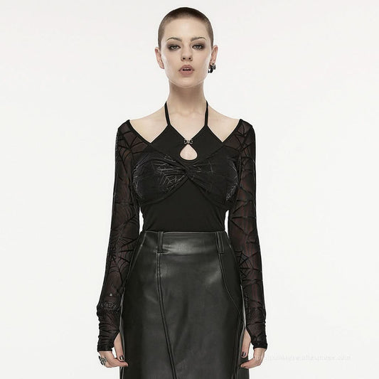 Witch Bitch Halterneck Top - PunkRave