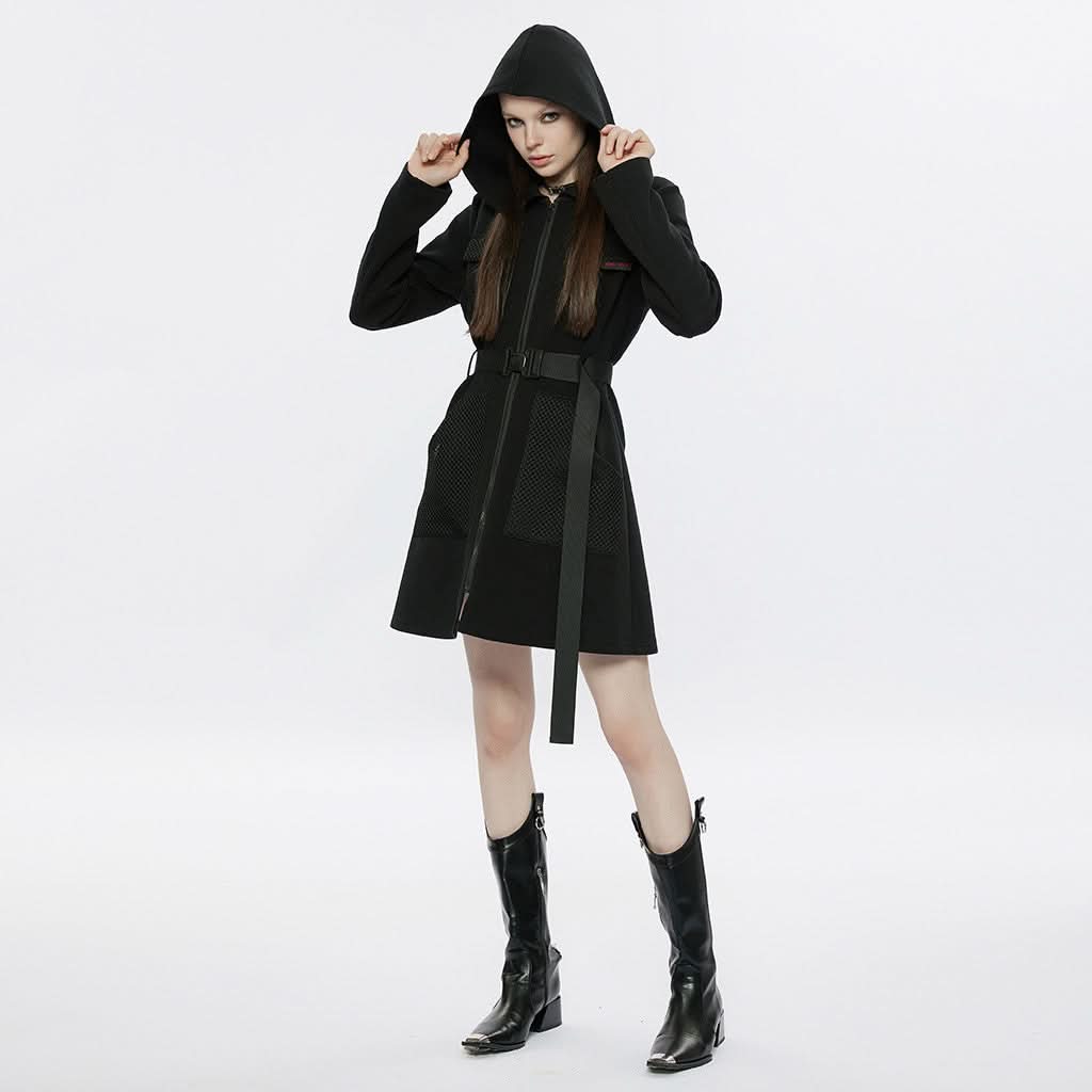 Misdemeanor Hoodie Dress - PunkRave