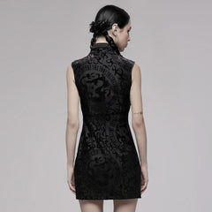 Kill Bill Cheongsam Mini Dress - PunkRave