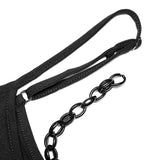 Nero Chain Crop Top - PunkRave
