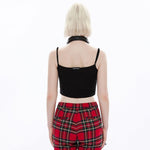 Nero Chain Crop Top - PunkRave