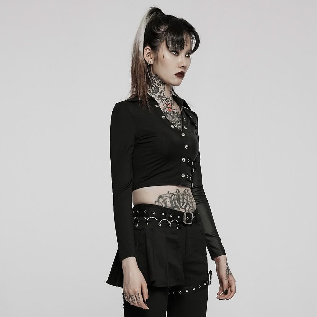 Reaper Crop Top - PunkRave
