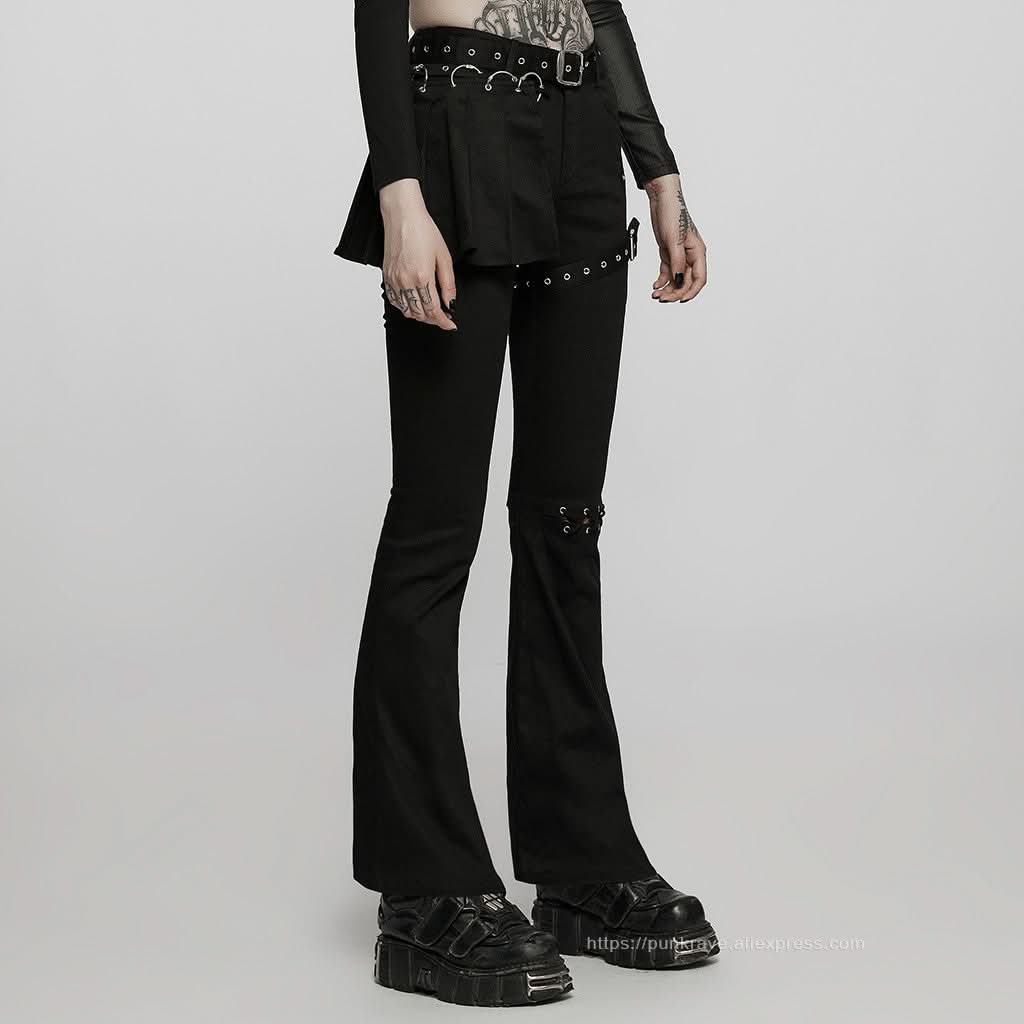 Purge Bellbottom Pants - PunkRave