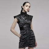 Live Wire PU Cropped Jacket - PunkRave