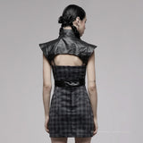 Live Wire PU Cropped Jacket - PunkRave