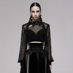 Moonlight Mesh Crop Top - PunkRave