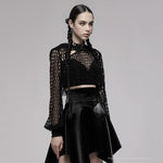 Moonlight Mesh Crop Top - PunkRave
