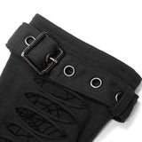 Skull & Crossbones - Distressed Gloves - PunkRave