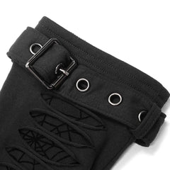 Skull & Crossbones - Distressed Gloves - PunkRave