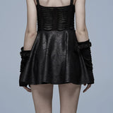 Skull & Crossbones - Distressed Gloves - PunkRave