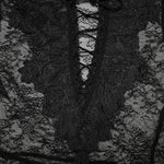 Witchy Whispers - Sheer Peplum Top - PunkRave