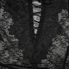 Witchy Whispers - Sheer Peplum Top - PunkRave