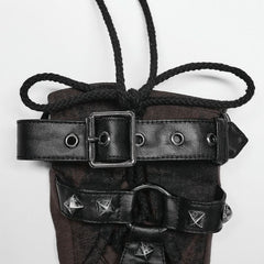 Dark Descent - PU Gloves - PunkRave