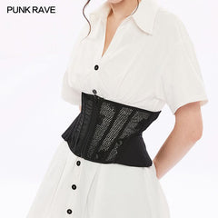 Evoken's Elegy - Mesh Structured Corset - PunkRave