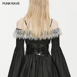 Obsidian Elegance - PU Corset - PunkRave