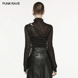 Grunge Groove - Cheongsam Top - PunkRave