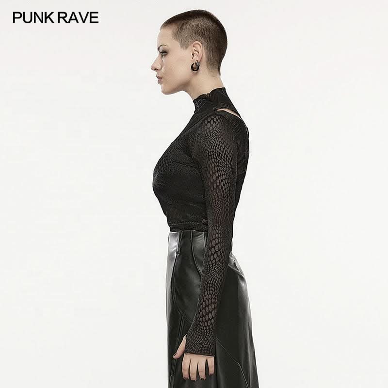Grunge Groove - Cheongsam Top - PunkRave
