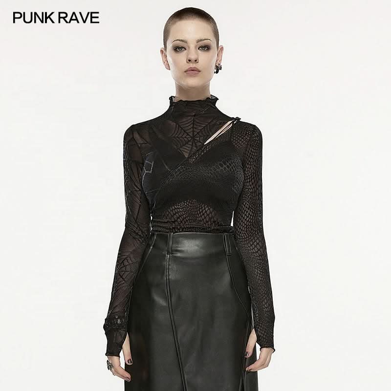Grunge Groove - Cheongsam Top - PunkRave