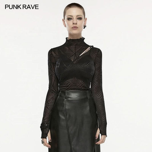 Grunge Groove - Cheongsam Top - PunkRave
