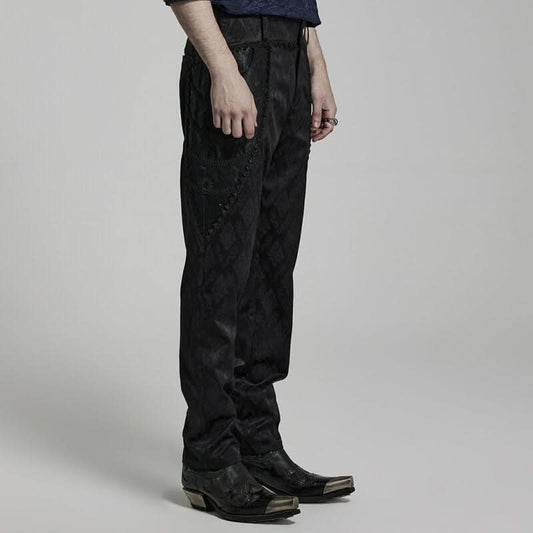 Frankenstitch - Gothic Fitted Dress Pants - PunkRave