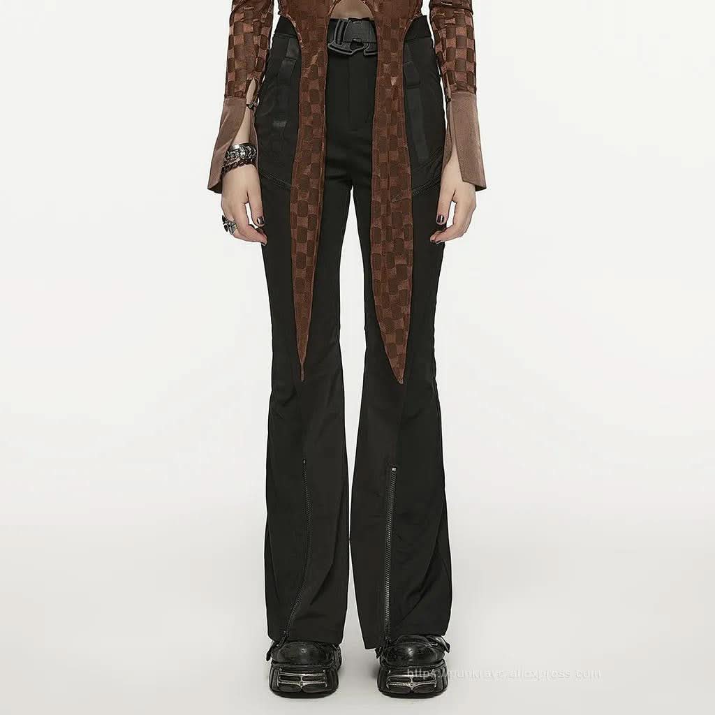 Nancy - Punk Flare Pants - PunkRave