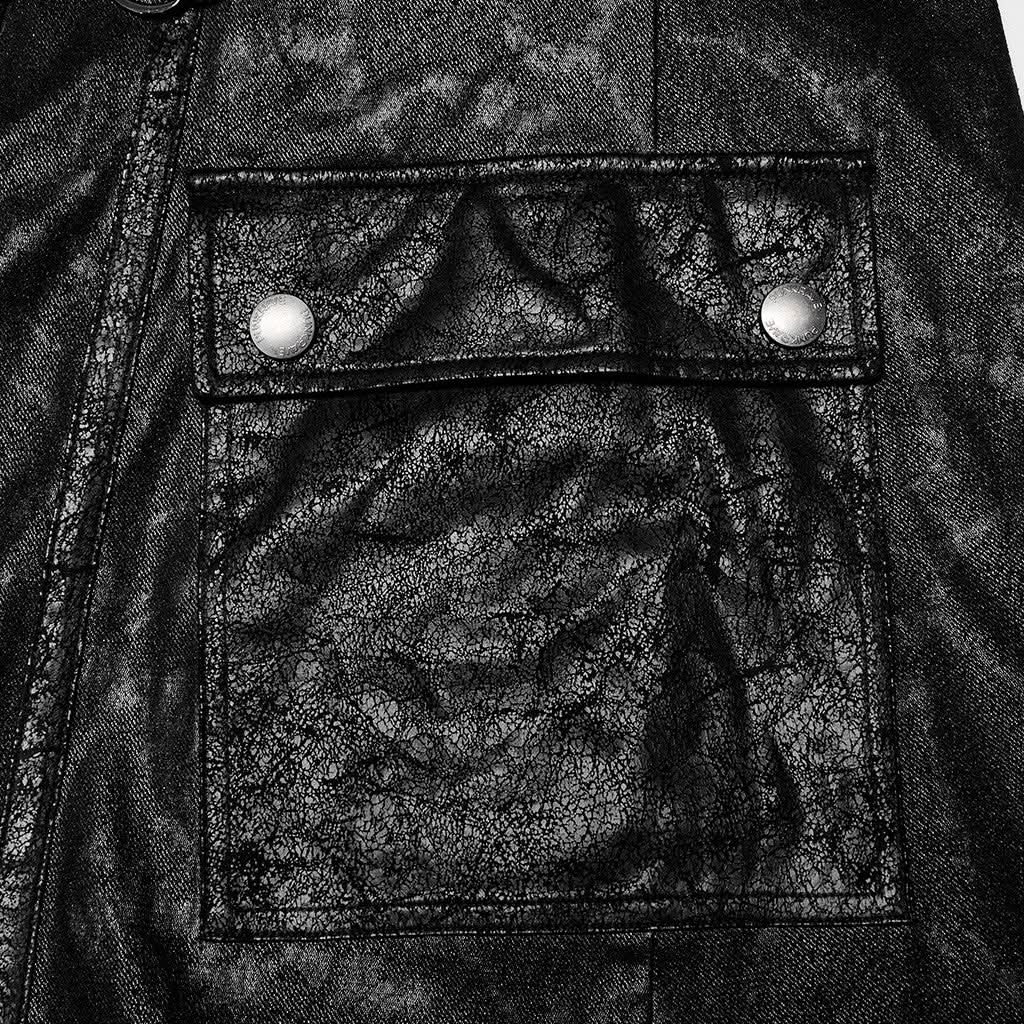 Leatherface - Punk PU Overcoat - PunkRave