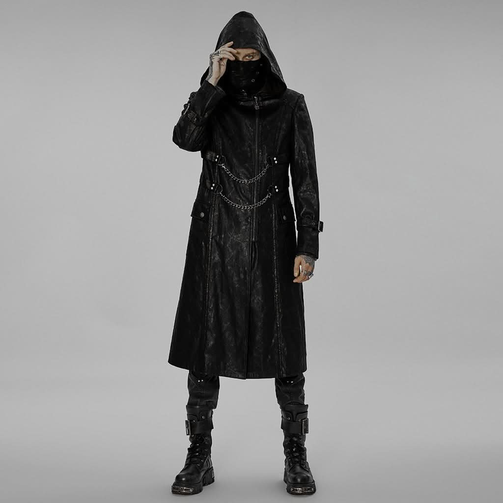 Leatherface - Punk PU Overcoat - PunkRave