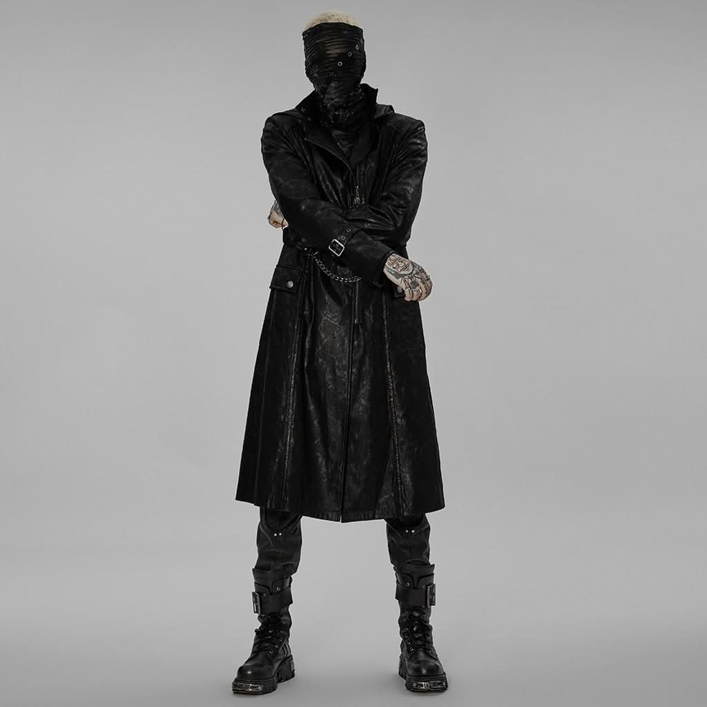 Leatherface - Punk PU Overcoat - PunkRave