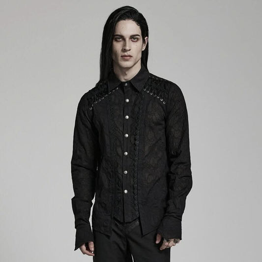 Vampyre Vogue - Gothic Dress Shirt - PunkRave