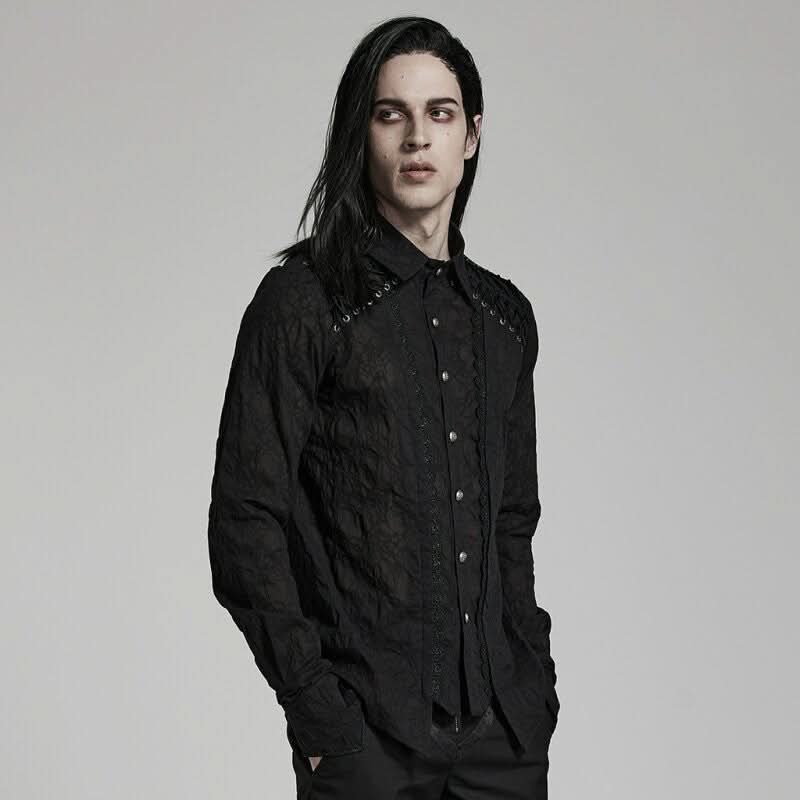 Vampyre Vogue - Gothic Dress Shirt - PunkRave