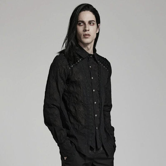 Vampyre Vogue - Gothic Dress Shirt - PunkRave