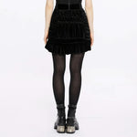 Nosferatu's Enigma - Gothic Mini Skirt - PunkRave