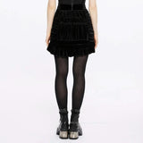 Nosferatu's Enigma - Gothic Mini Skirt - PunkRave