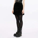 Nosferatu's Enigma - Gothic Mini Skirt - PunkRave