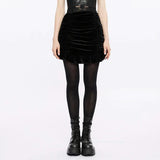 Nosferatu's Enigma - Gothic Mini Skirt - PunkRave