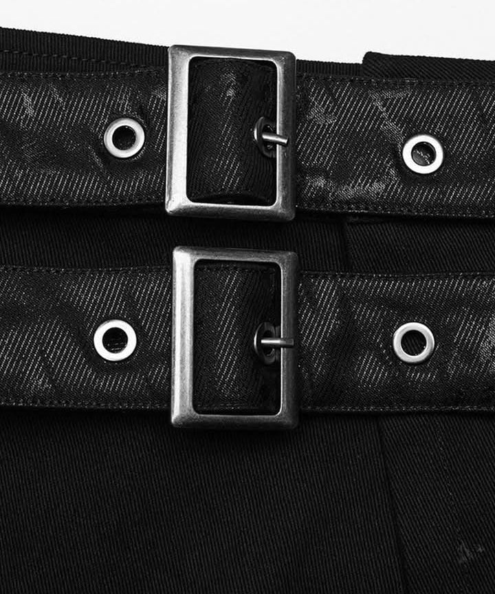 Eternal Twilight - Kilt with PU Details - PunkRave