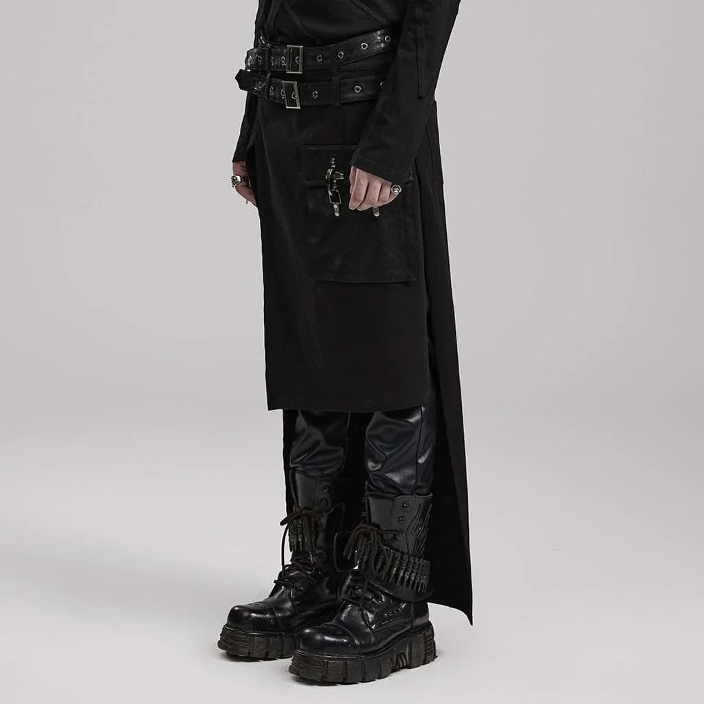 Eternal Twilight - Kilt with PU Details - PunkRave