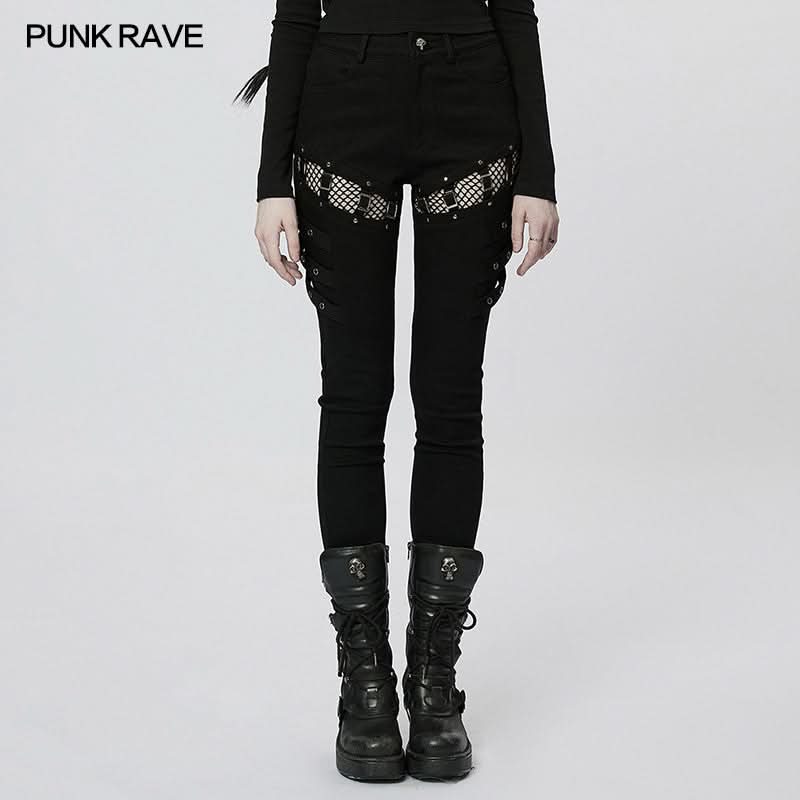 Grimoire Garb - Hollow-out Pants - PunkRave