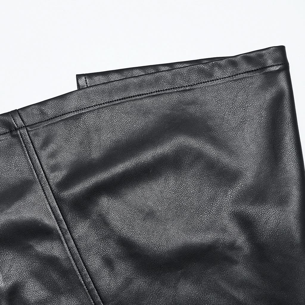 Blade Runaway - Punk High Waisted PU Skirt - PunkRave