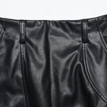 Blade Runaway - Punk High Waisted PU Skirt - PunkRave