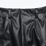 Blade Runaway - Punk High Waisted PU Skirt - PunkRave