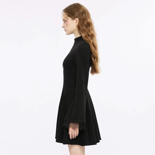 Darkly Ever After - Gothic Minimalistic Dress - PunkRave